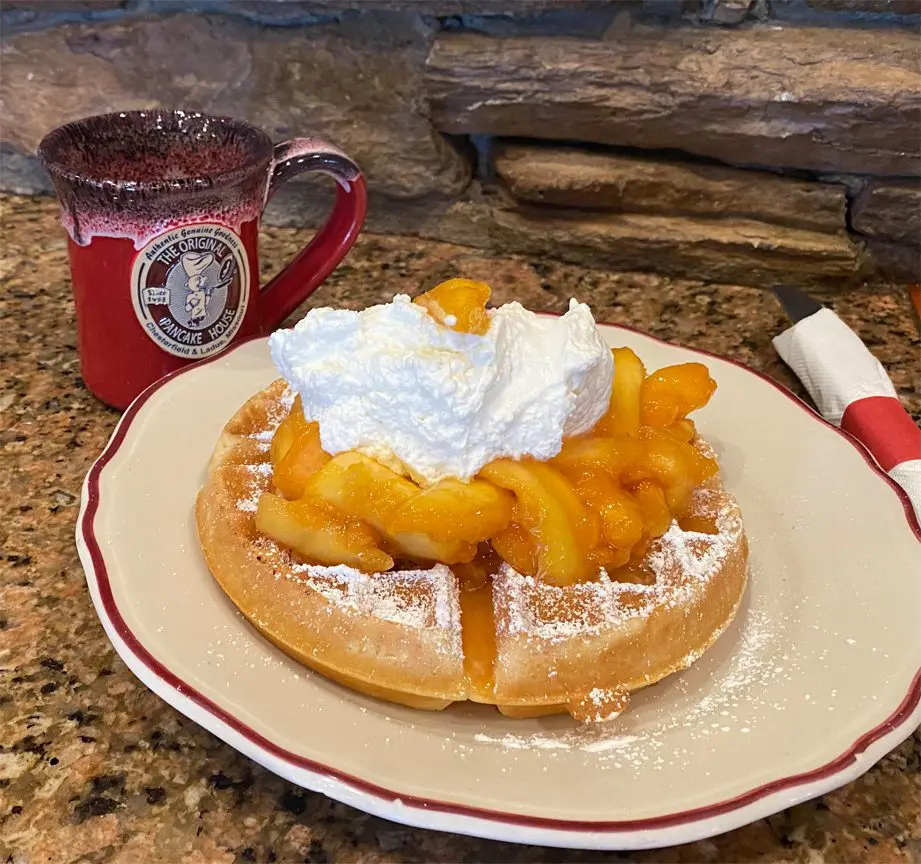 Peach Waffle
