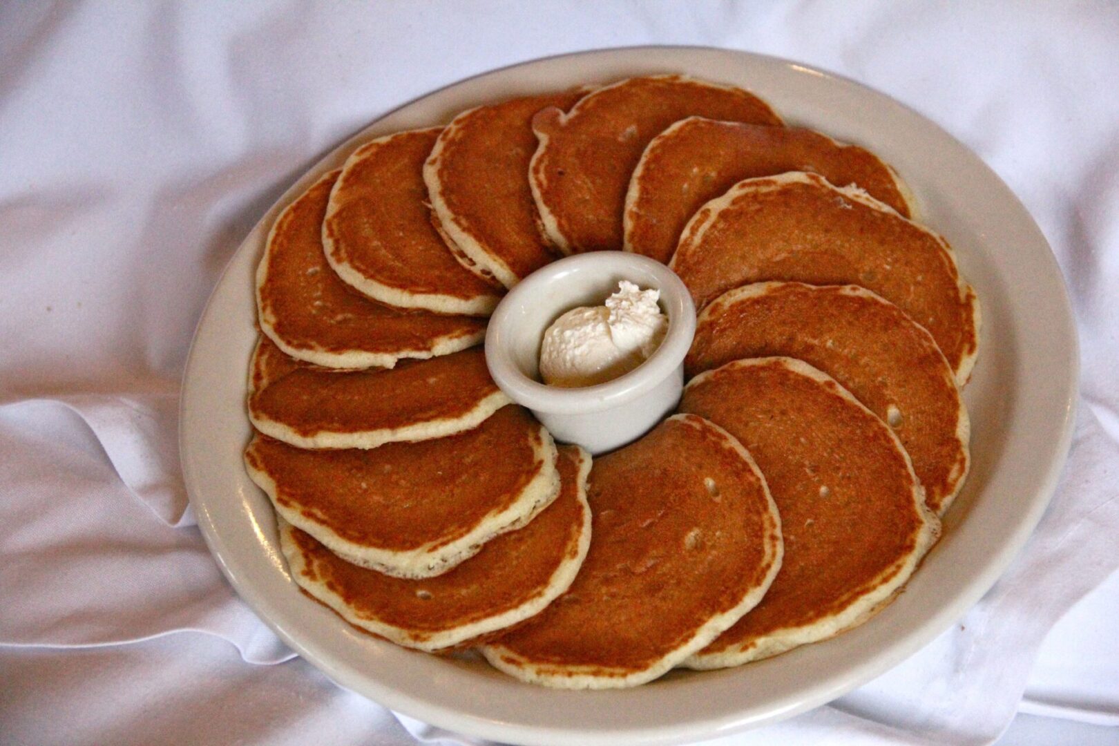 12 dollar sized pancakes